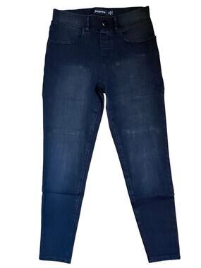 Betabrand Skinny-Leg 4-Pocket Yoga Denim XS Small Petite W1545 Dark Wash